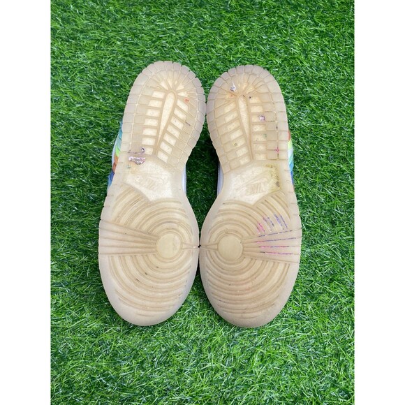 Nike Dunk Low SE Rainbow Lace Swoosh White Size Women’s 6 - Picture 7 of 7